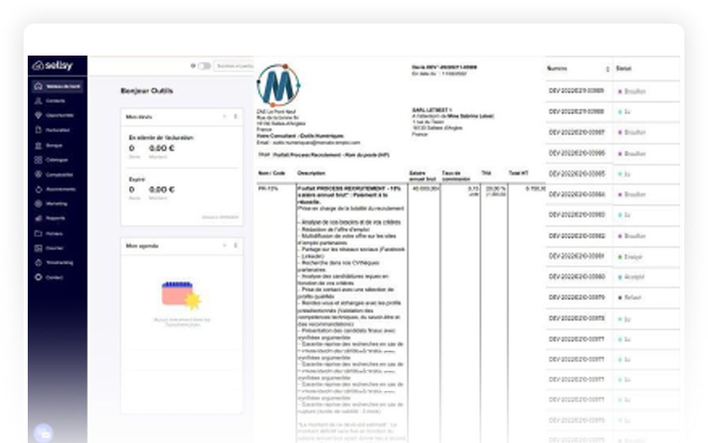 illustration logiciel de prospection