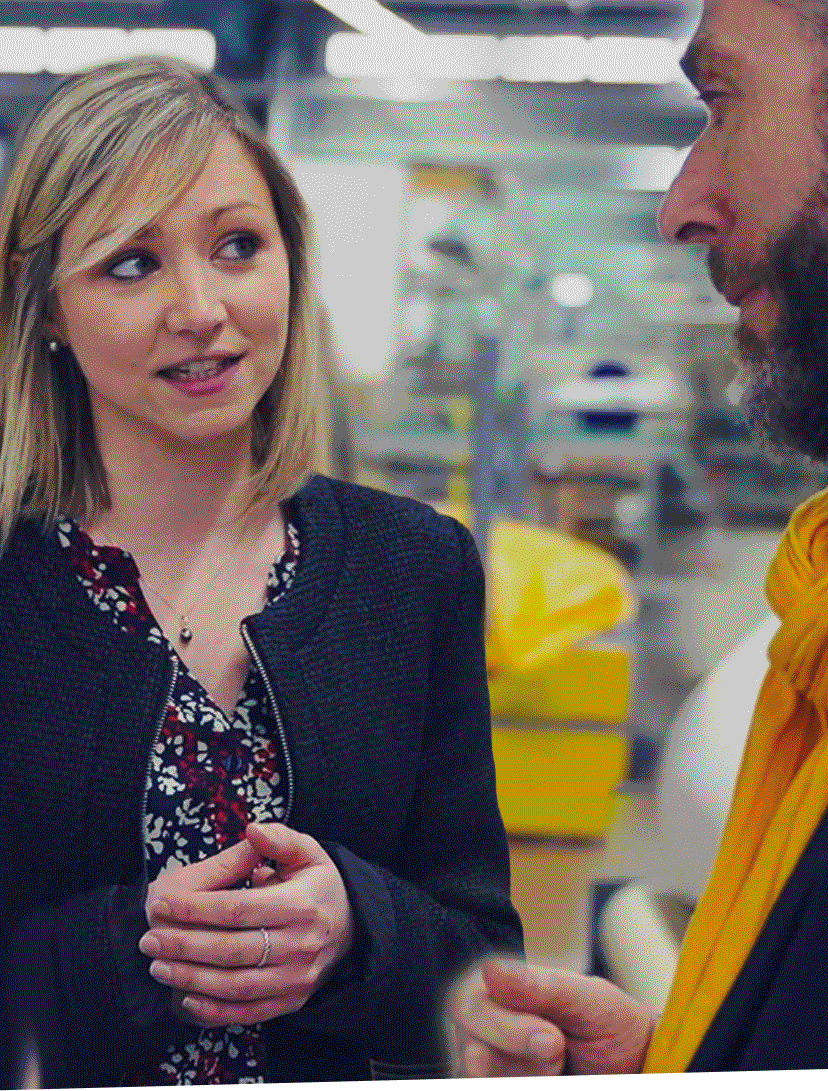 Illustration d'un recruteur en entreprise